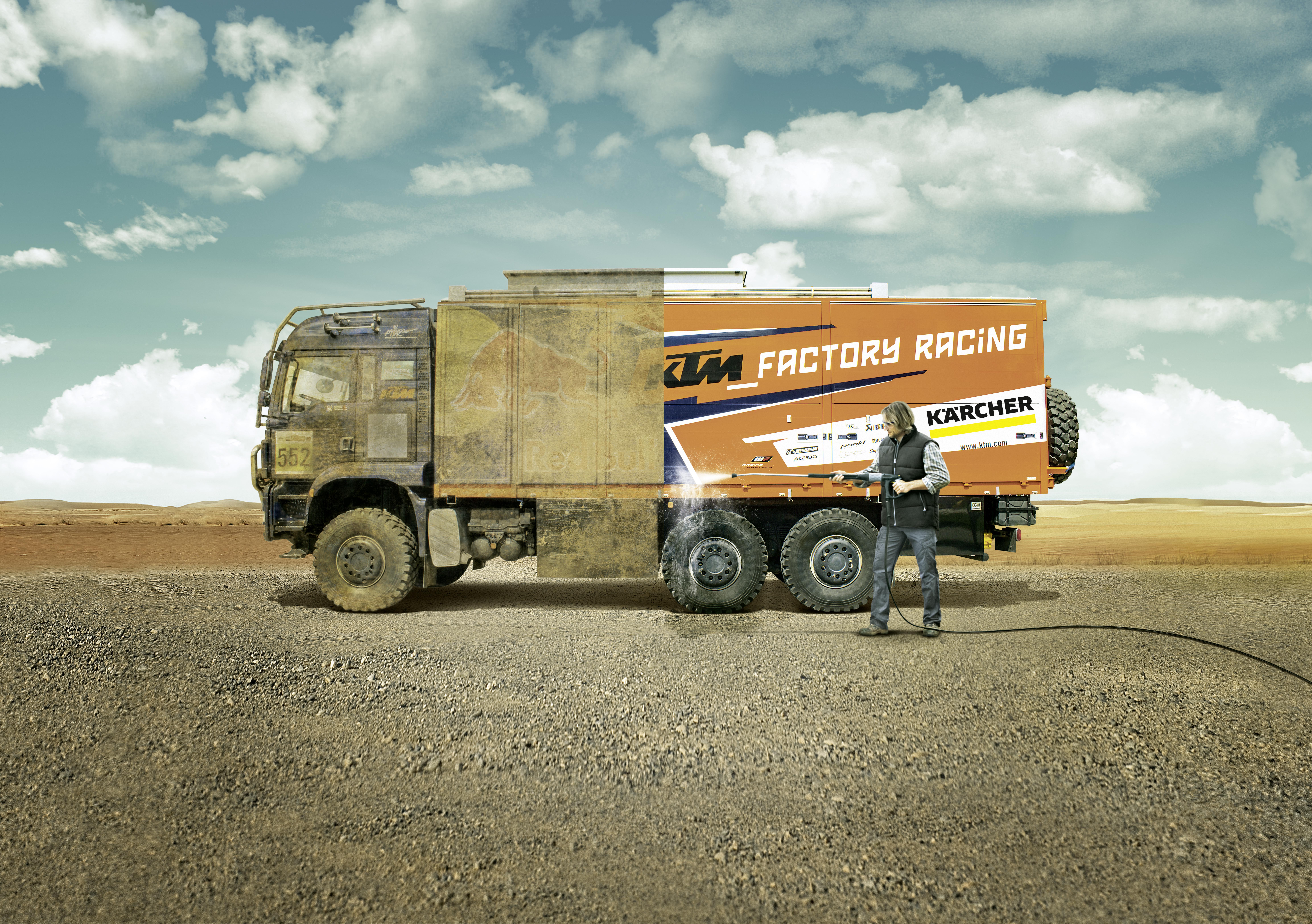 Limpieza Dakar 2017 con Karcher