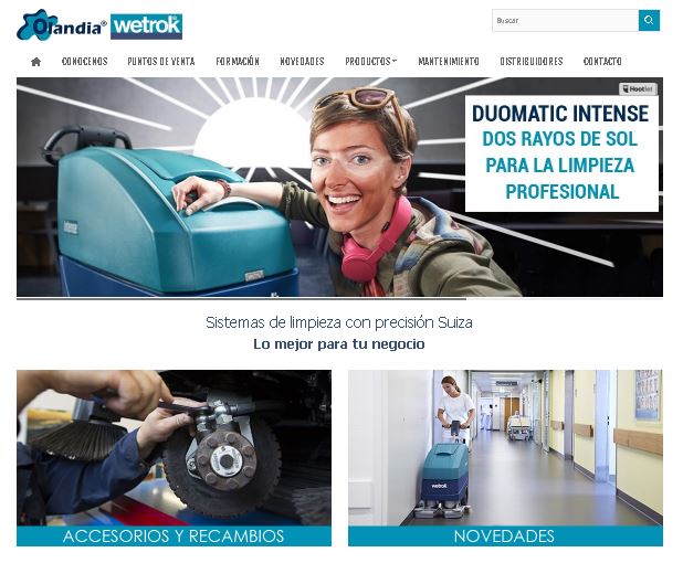 Olandia wetrok estrena nueva web