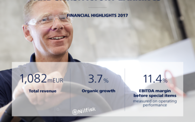 NILFISK informa de los resultados financieros 2017: Crecimiento sólido contínuo.