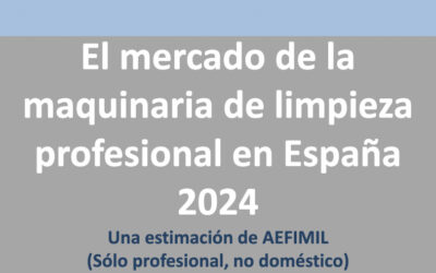 Mercado Maquinaria Limpieza Profesional Interiores España 2024